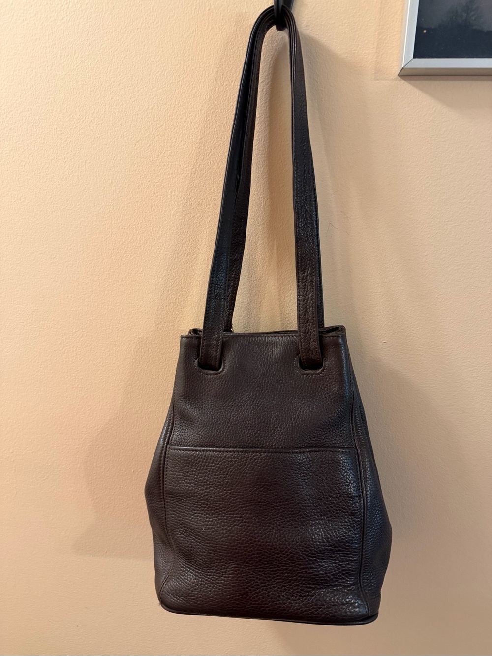 Sold Vintage Coach Sonoma dark brown pebbled leather shoulder b2006 model 4923 - Picture 3 of 11